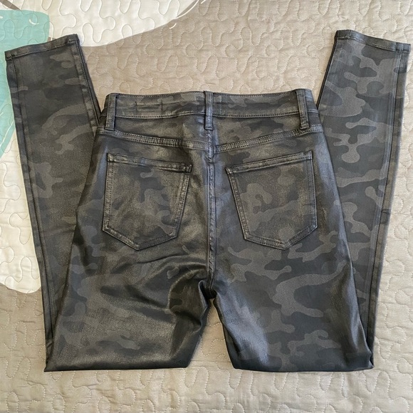 Joes camouflage high waisted coated skinny jeans size 27 - Picture 6 of 7